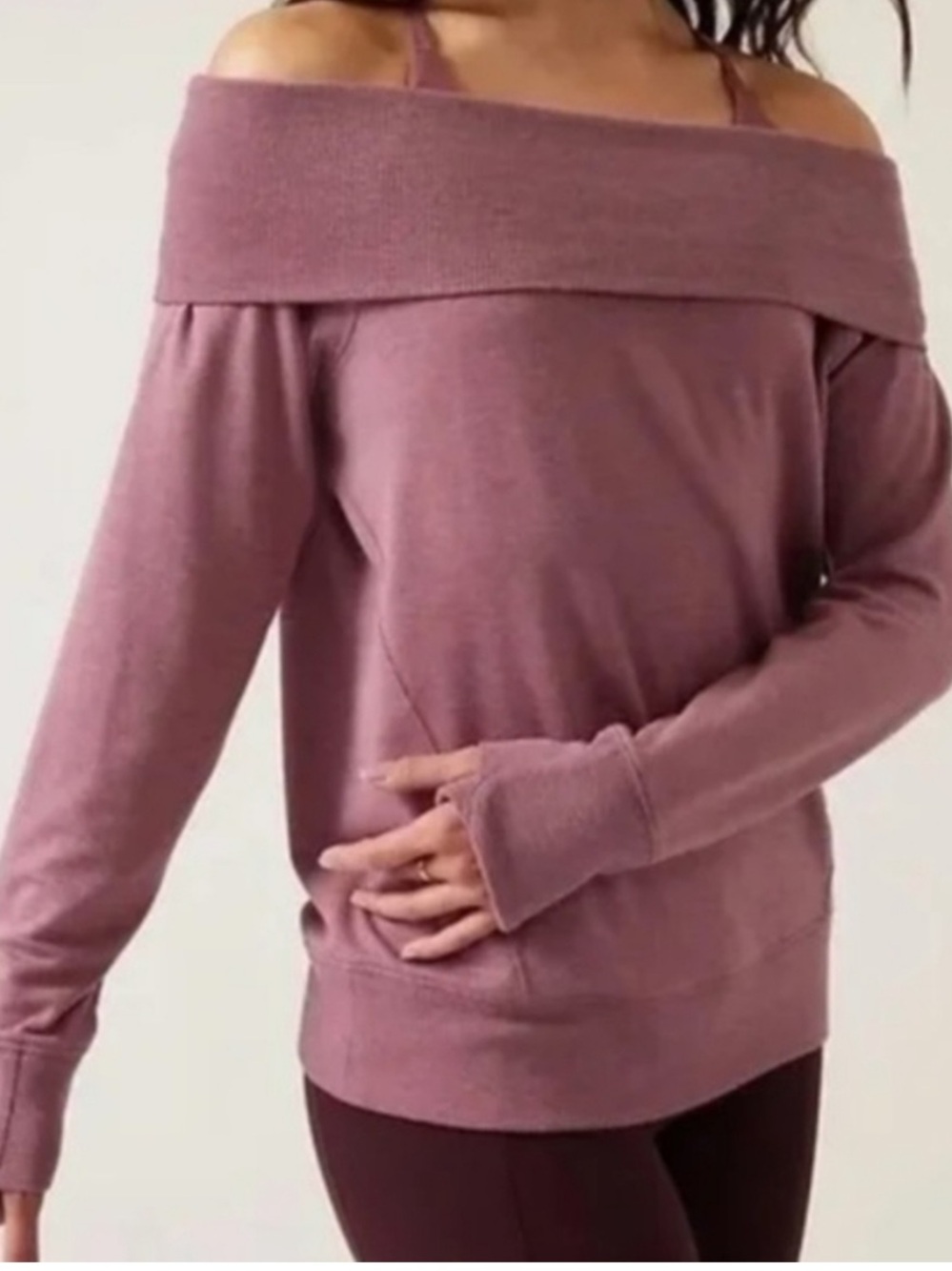 Athleta studio barre sweatshirt - Picture 1 of 8